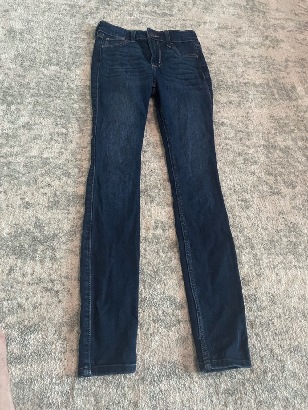 Hollister Women's Dark Indigo Skinny Jeans